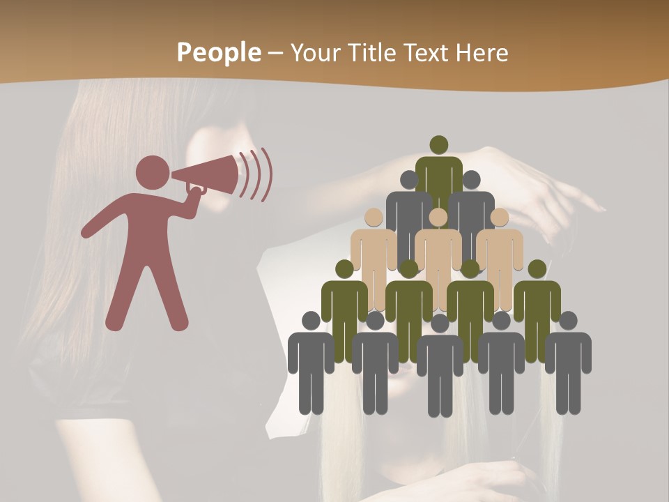 Hairdo Beautician Cosmetic PowerPoint Template