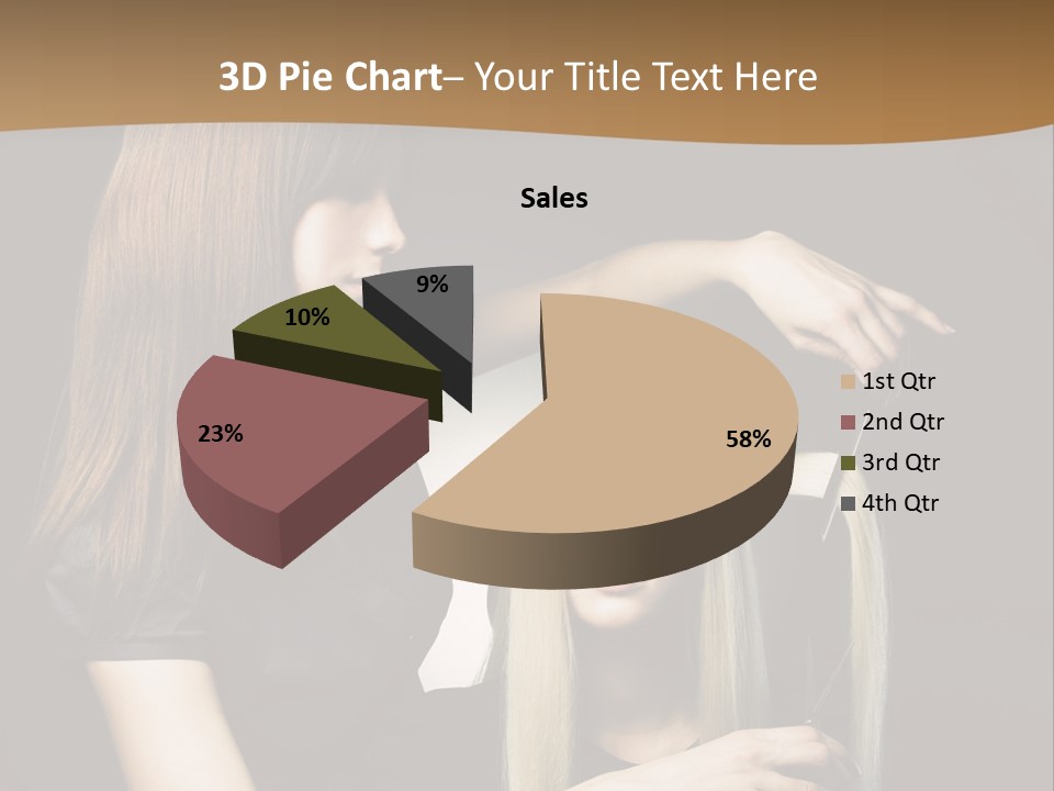 Hairdo Beautician Cosmetic PowerPoint Template