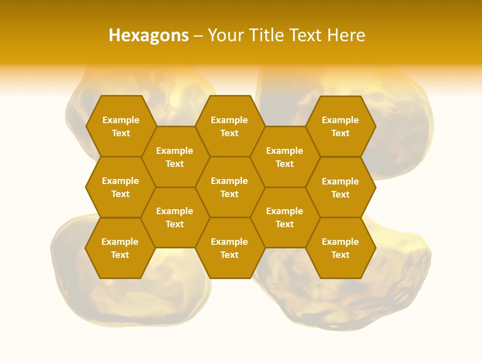 Steady Gold Cover Coin Metal PowerPoint Template