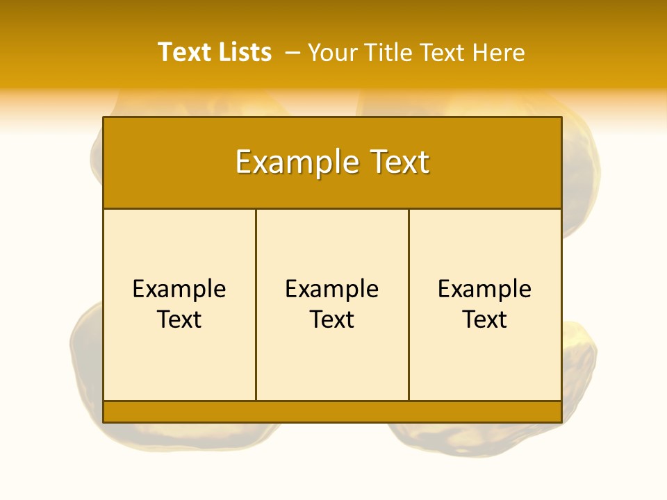 Steady Gold Cover Coin Metal PowerPoint Template