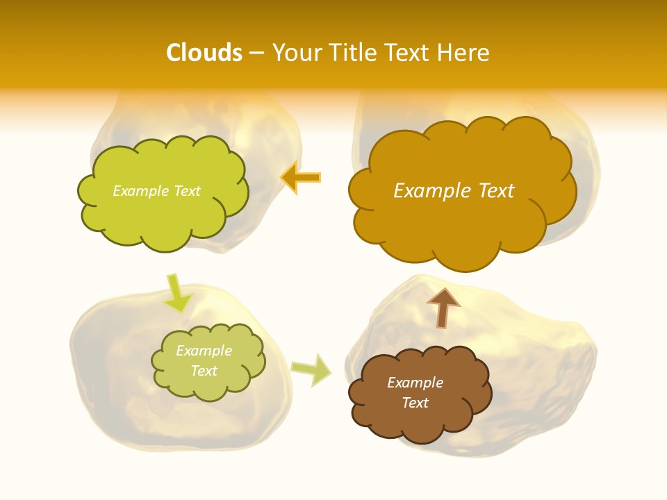Steady Gold Cover Coin Metal PowerPoint Template