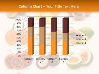 Coconut Ingredient Feijoa PowerPoint Template