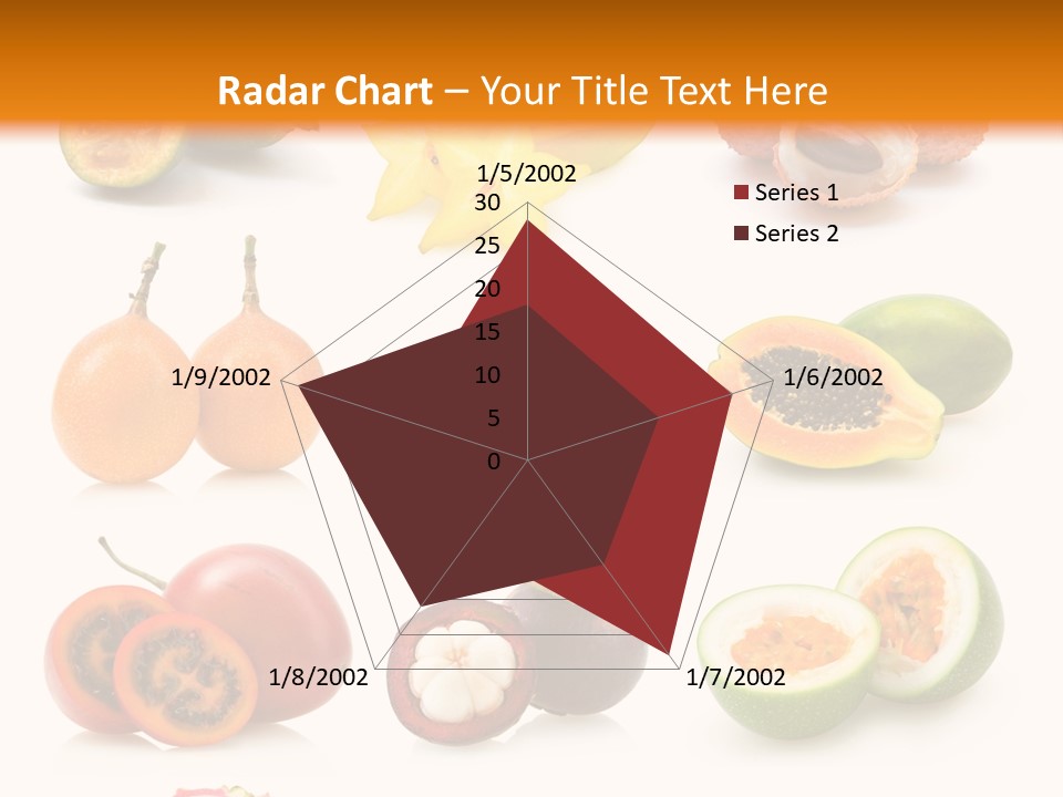 Coconut Ingredient Feijoa PowerPoint Template