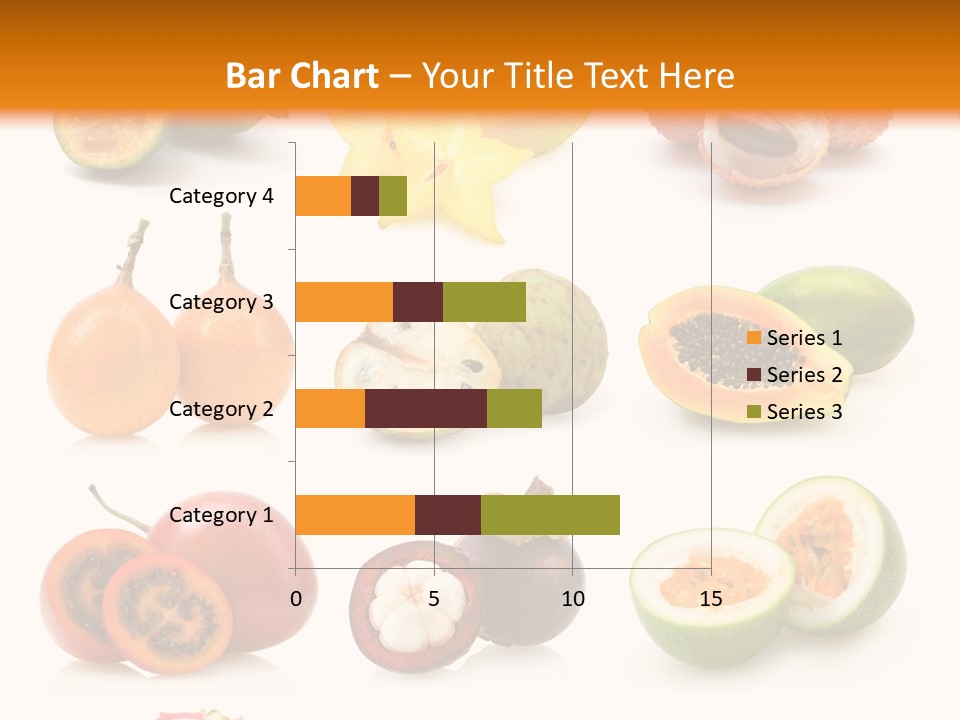 Coconut Ingredient Feijoa PowerPoint Template
