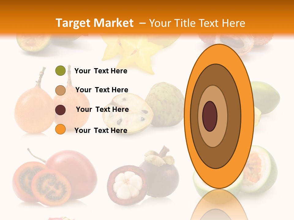 Coconut Ingredient Feijoa PowerPoint Template