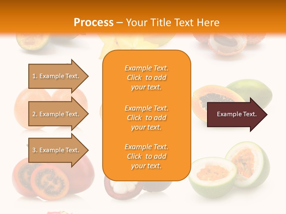 Coconut Ingredient Feijoa PowerPoint Template