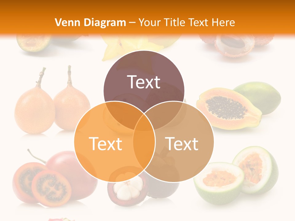 Coconut Ingredient Feijoa PowerPoint Template