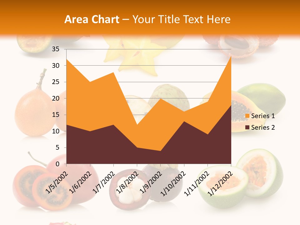 Coconut Ingredient Feijoa PowerPoint Template