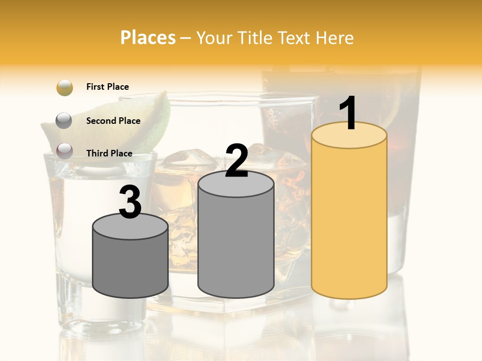 Cuba Libre Yellow Tequila PowerPoint Template