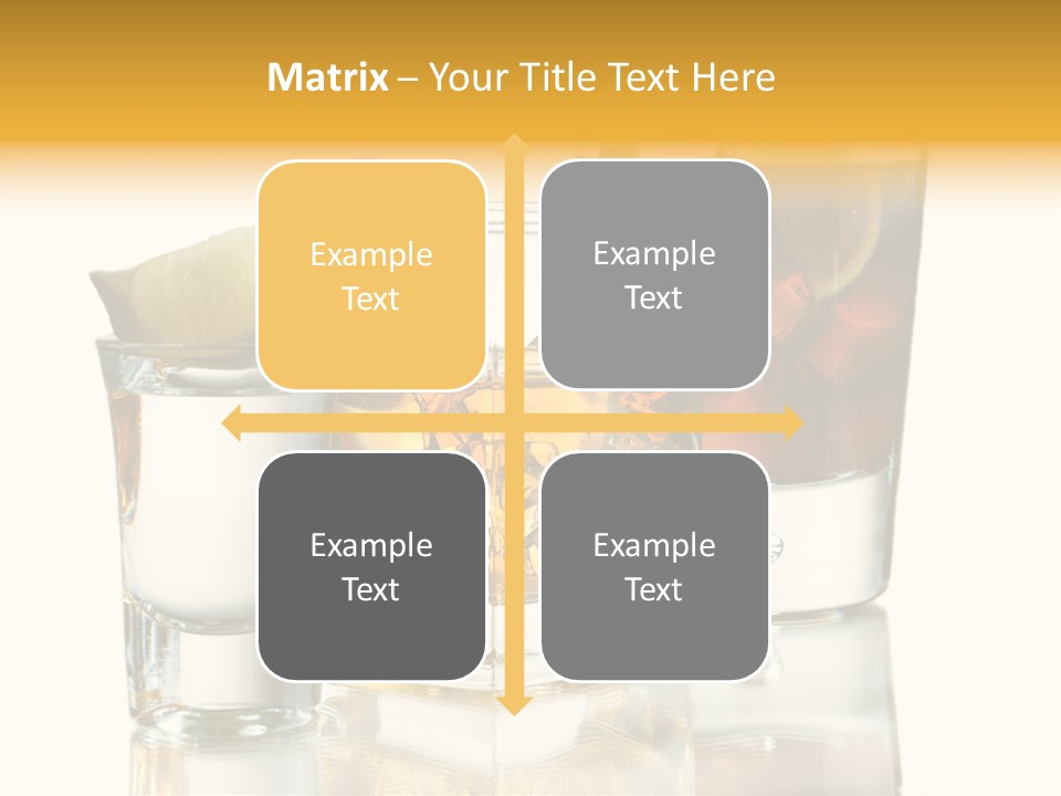 Cuba Libre Yellow Tequila PowerPoint Template