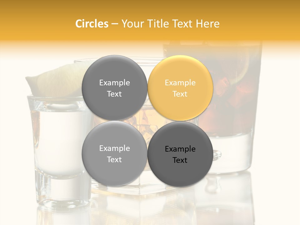 Cuba Libre Yellow Tequila PowerPoint Template