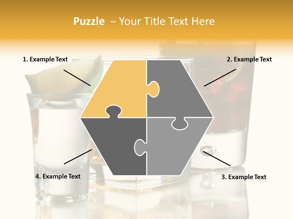 Cuba Libre Yellow Tequila PowerPoint Template