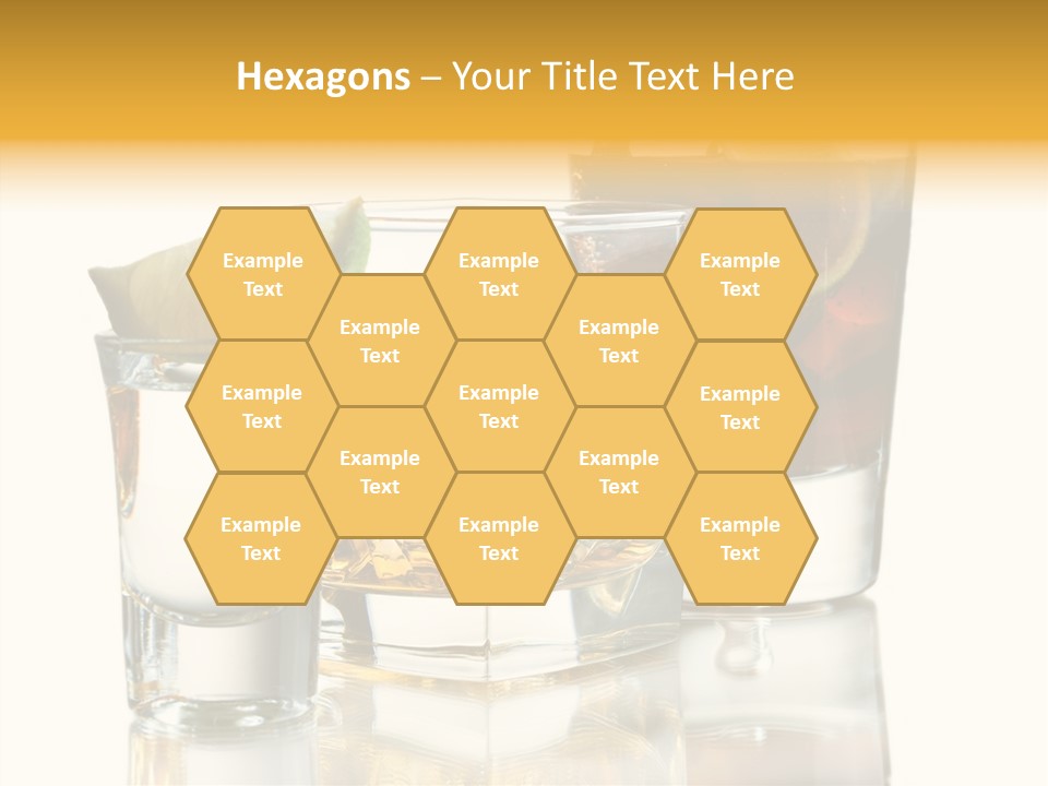 Cuba Libre Yellow Tequila PowerPoint Template