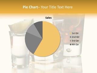 Cuba Libre Yellow Tequila PowerPoint Template