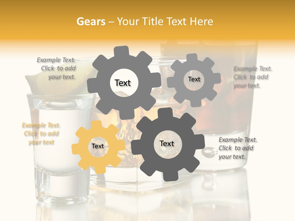 Cuba Libre Yellow Tequila PowerPoint Template