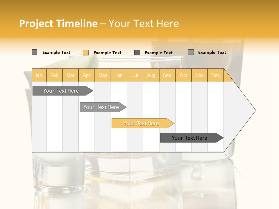 Cuba Libre Yellow Tequila PowerPoint Template