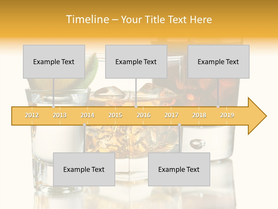 Cuba Libre Yellow Tequila PowerPoint Template