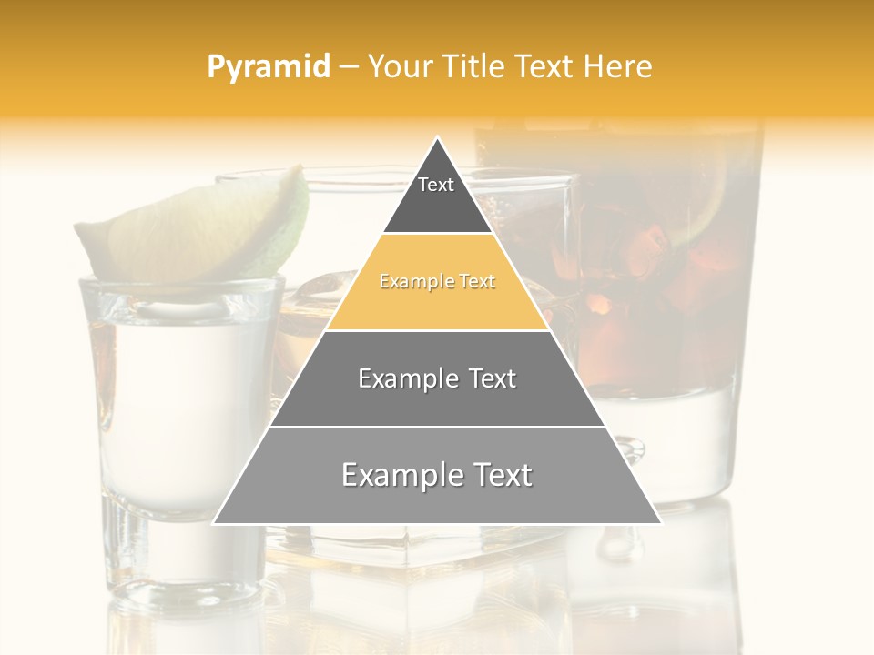 Cuba Libre Yellow Tequila PowerPoint Template