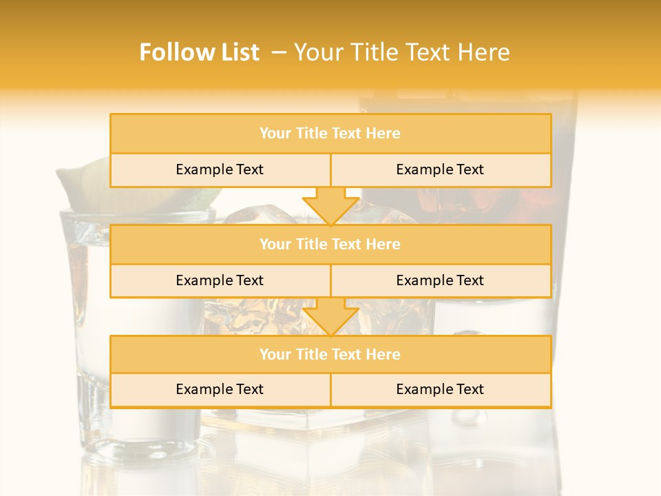 Cuba Libre Yellow Tequila PowerPoint Template