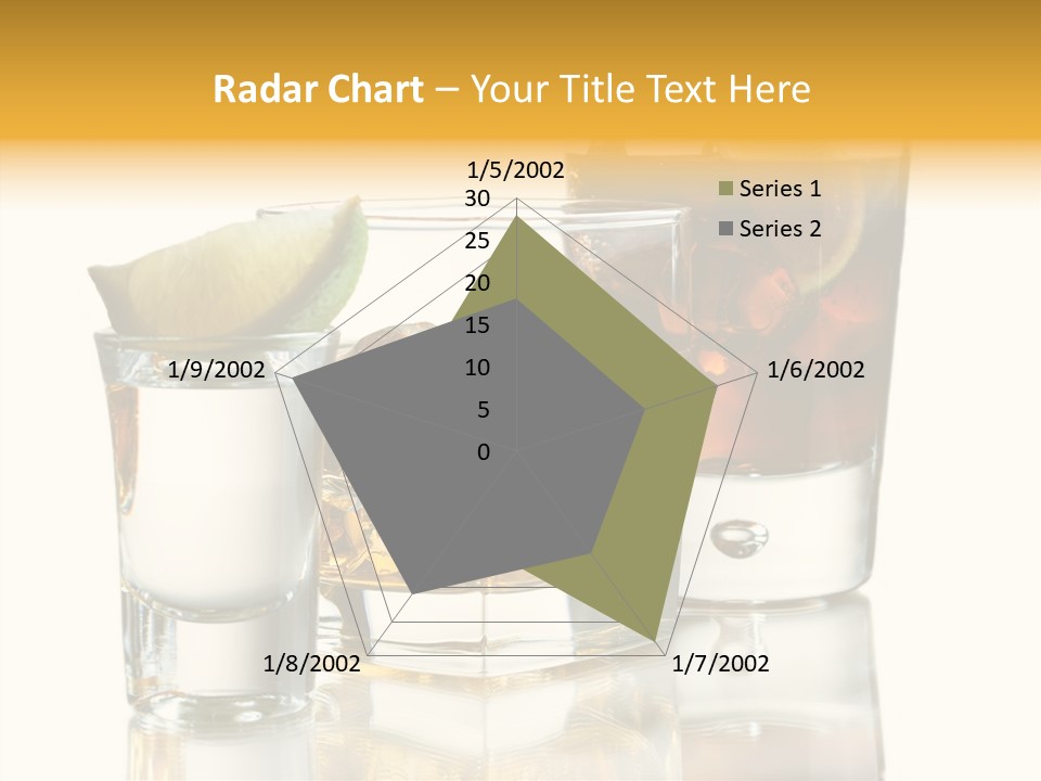 Cuba Libre Yellow Tequila PowerPoint Template