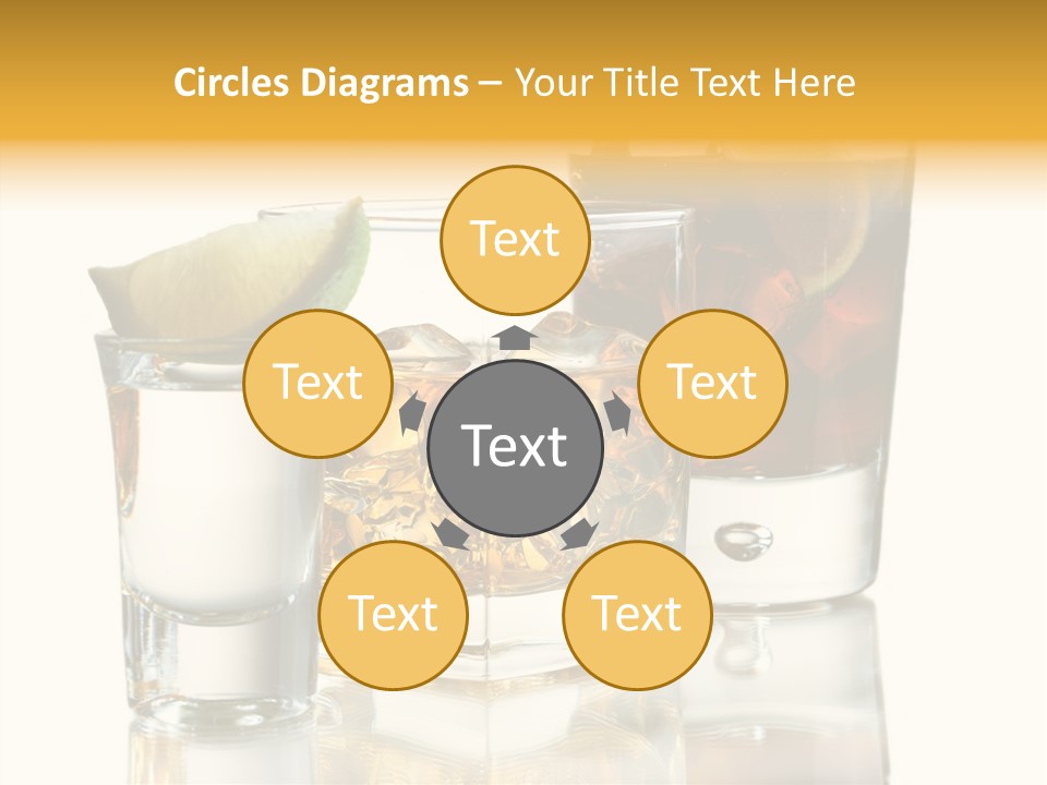 Cuba Libre Yellow Tequila PowerPoint Template