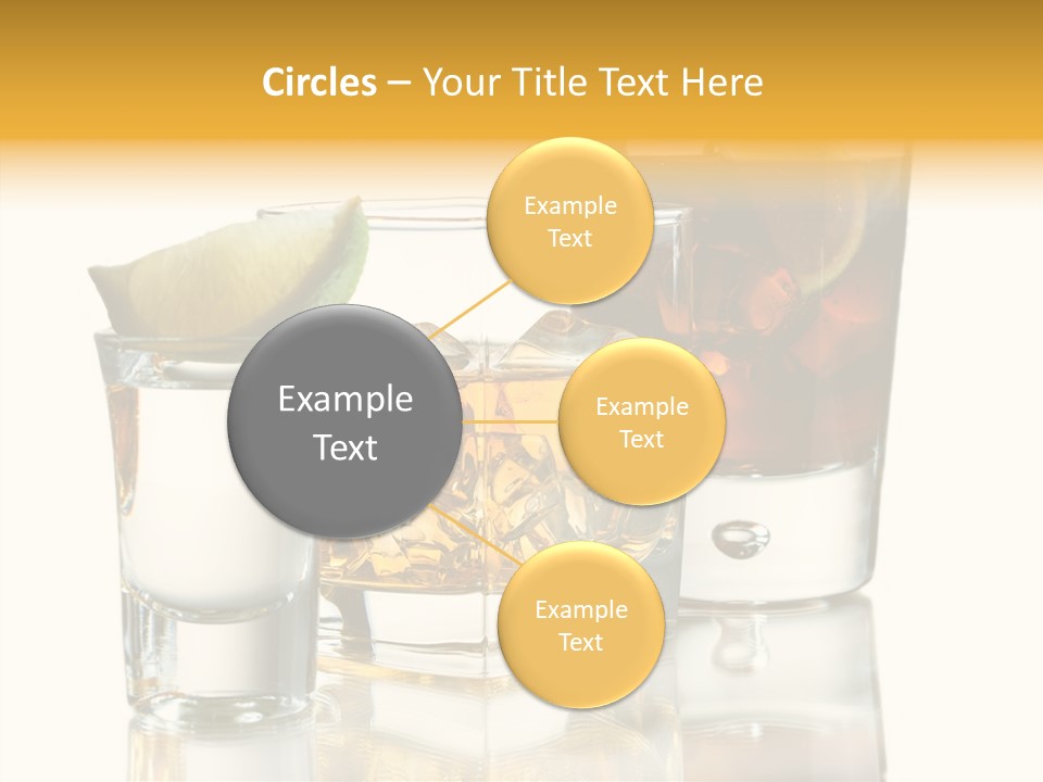 Cuba Libre Yellow Tequila PowerPoint Template