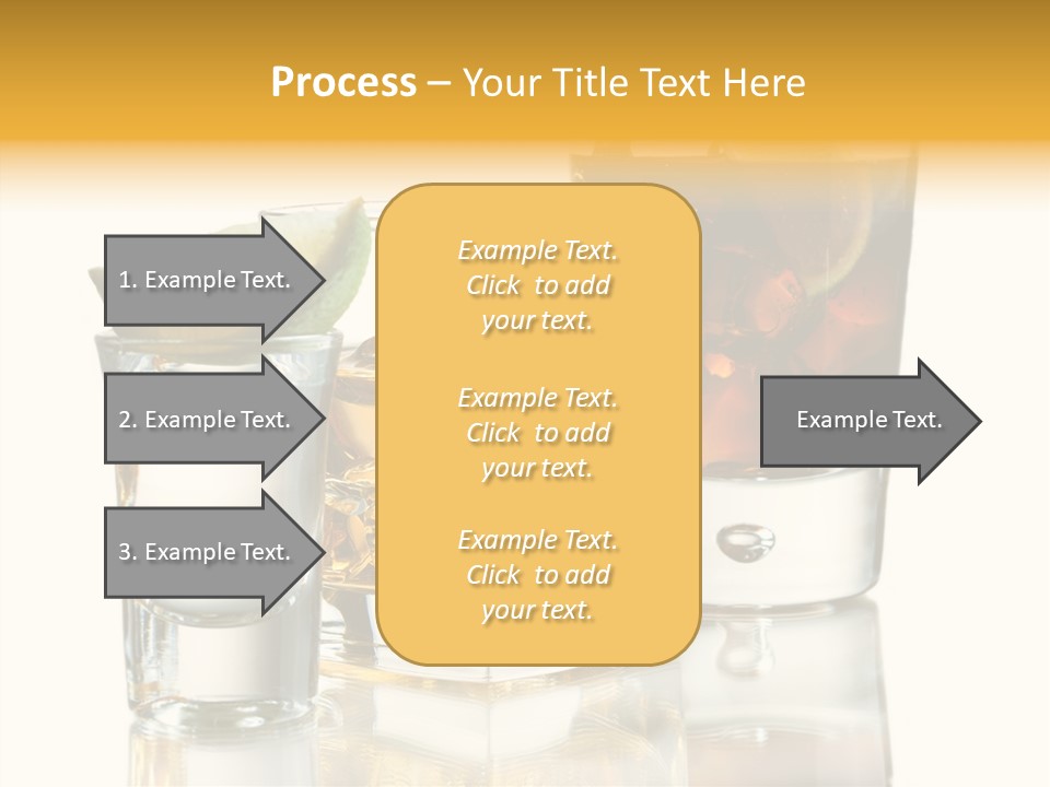 Cuba Libre Yellow Tequila PowerPoint Template
