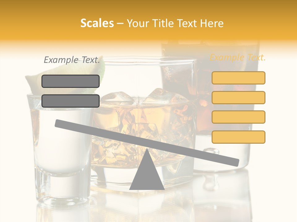 Cuba Libre Yellow Tequila PowerPoint Template