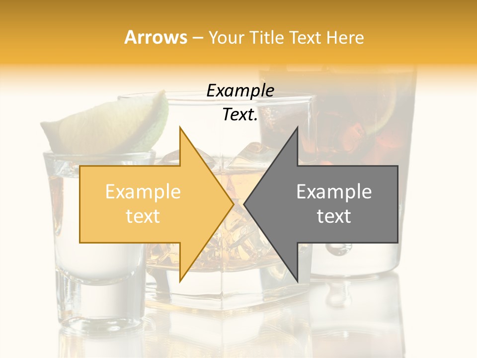 Cuba Libre Yellow Tequila PowerPoint Template