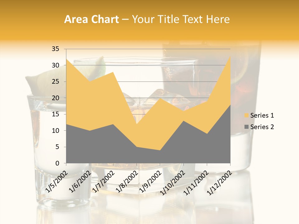 Cuba Libre Yellow Tequila PowerPoint Template