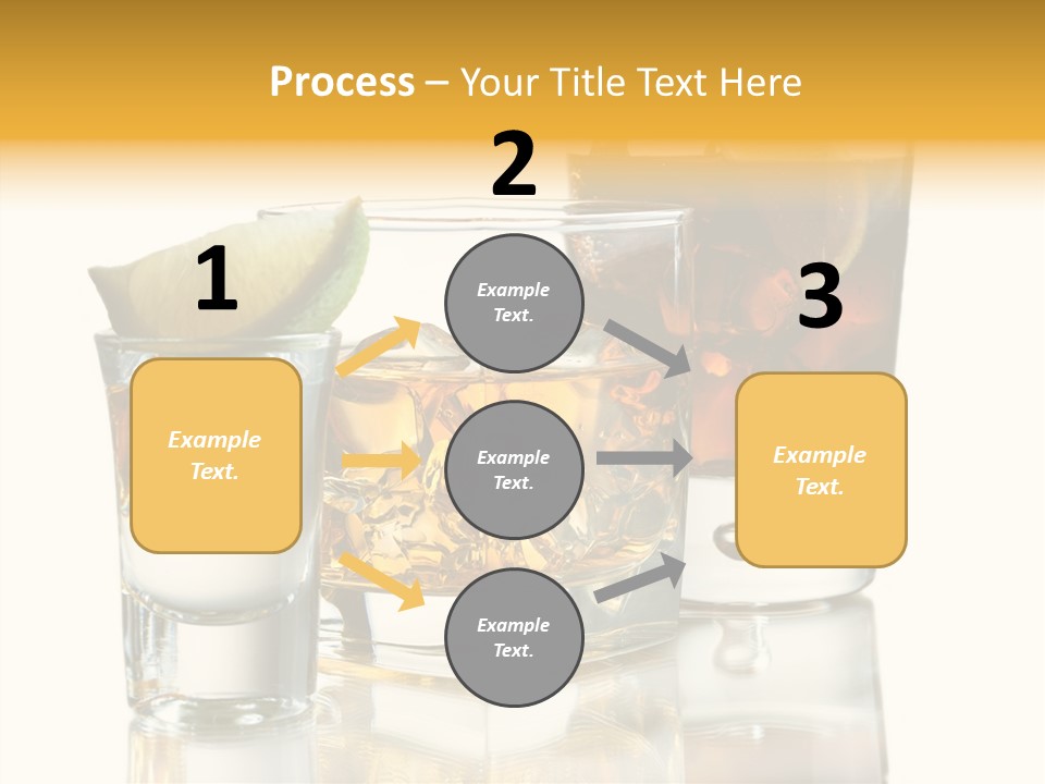 Cuba Libre Yellow Tequila PowerPoint Template