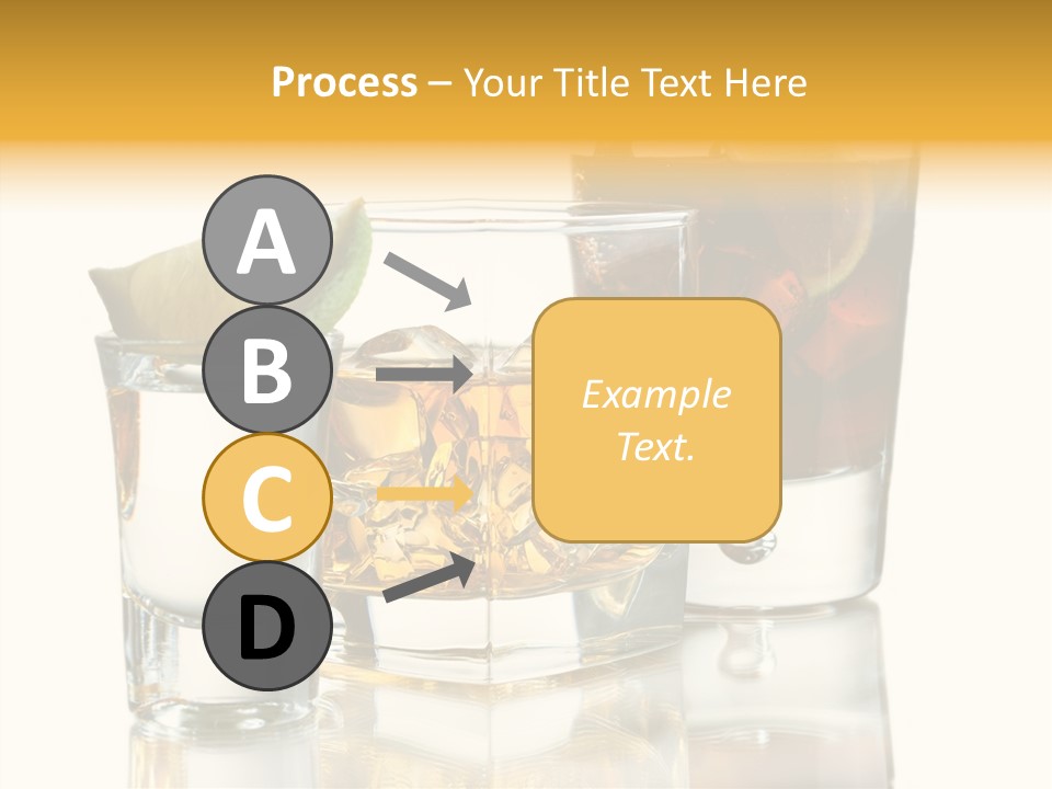 Cuba Libre Yellow Tequila PowerPoint Template