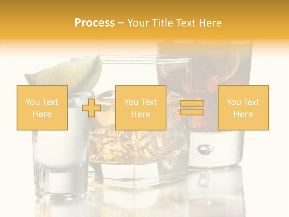 Cuba Libre Yellow Tequila PowerPoint Template