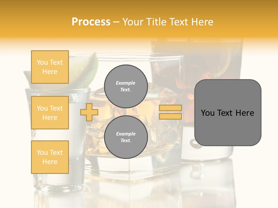 Cuba Libre Yellow Tequila PowerPoint Template