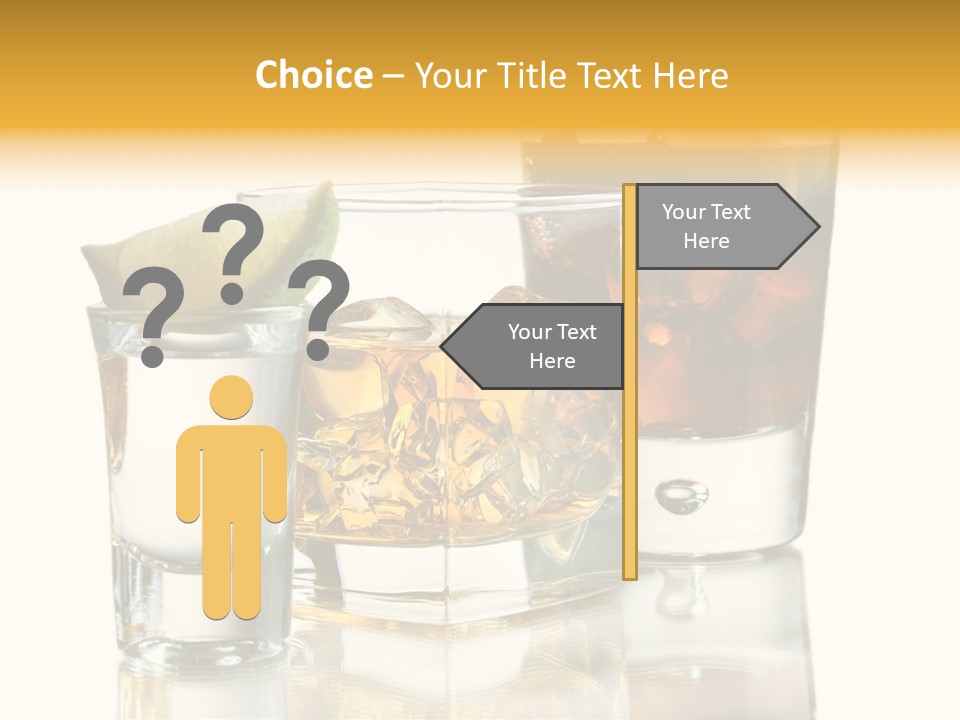 Cuba Libre Yellow Tequila PowerPoint Template