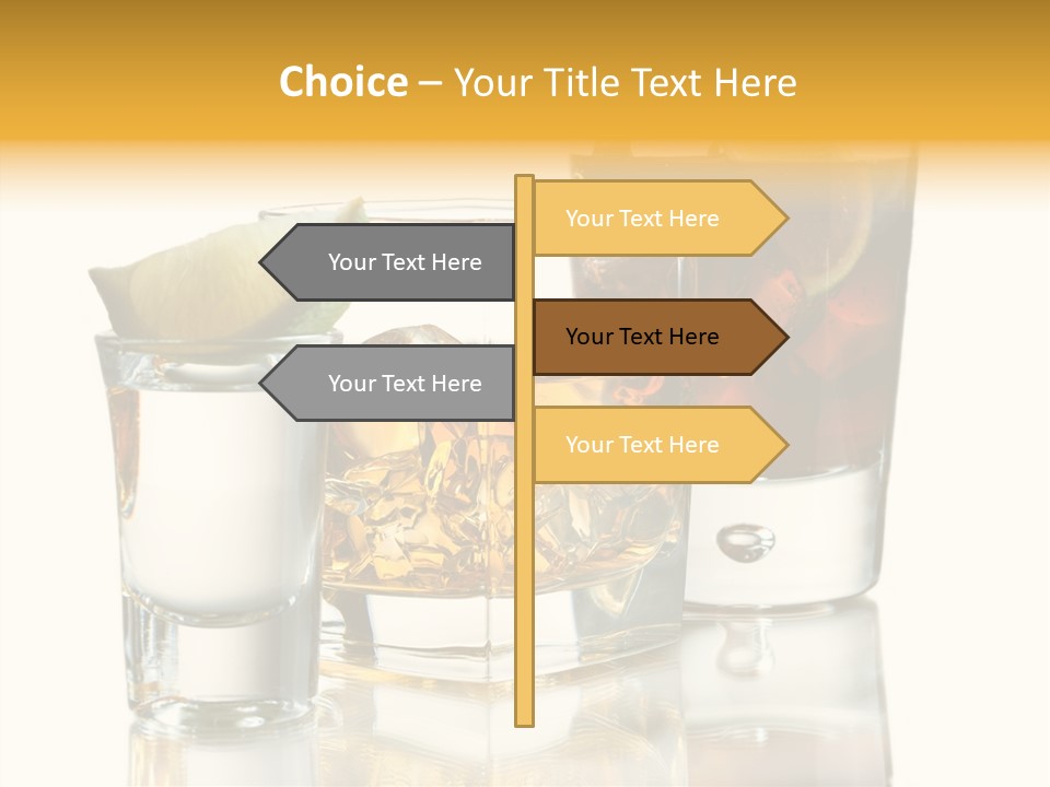 Cuba Libre Yellow Tequila PowerPoint Template
