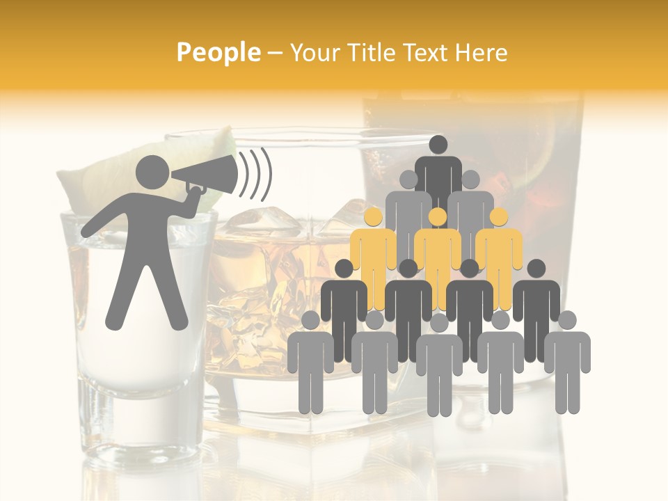 Cuba Libre Yellow Tequila PowerPoint Template