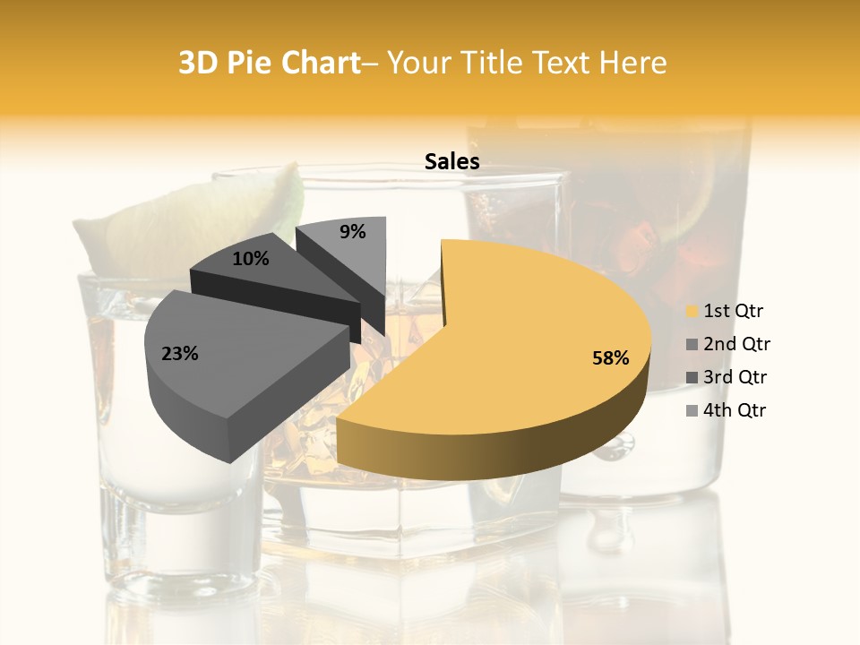 Cuba Libre Yellow Tequila PowerPoint Template