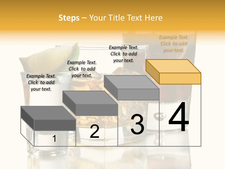 Cuba Libre Yellow Tequila PowerPoint Template