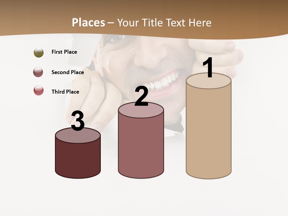 Curious Happy Handsome PowerPoint Template