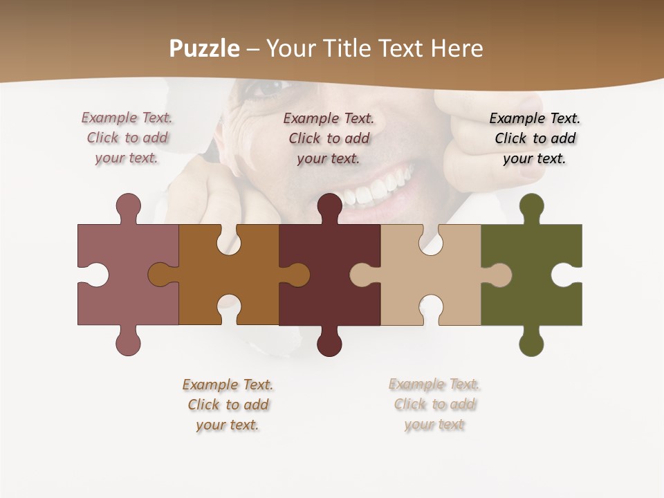 Curious Happy Handsome PowerPoint Template