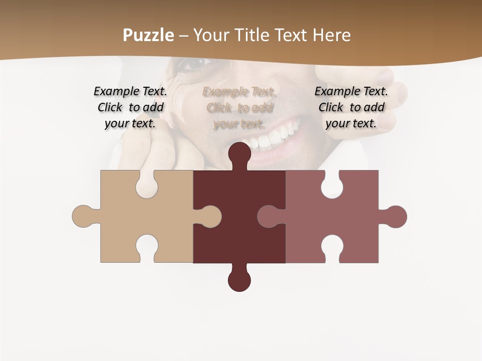 Curious Happy Handsome PowerPoint Template