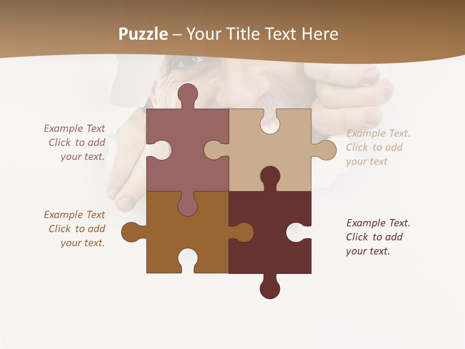 Curious Happy Handsome PowerPoint Template