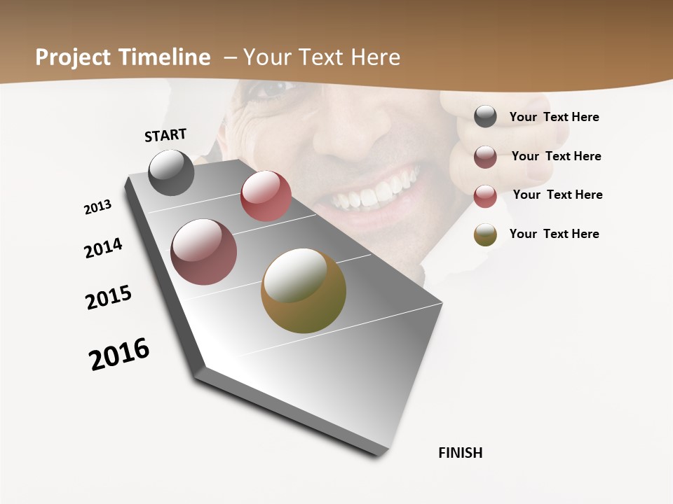 Curious Happy Handsome PowerPoint Template