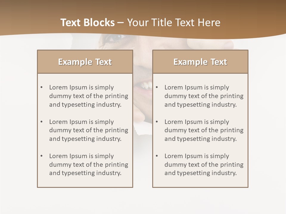 Curious Happy Handsome PowerPoint Template