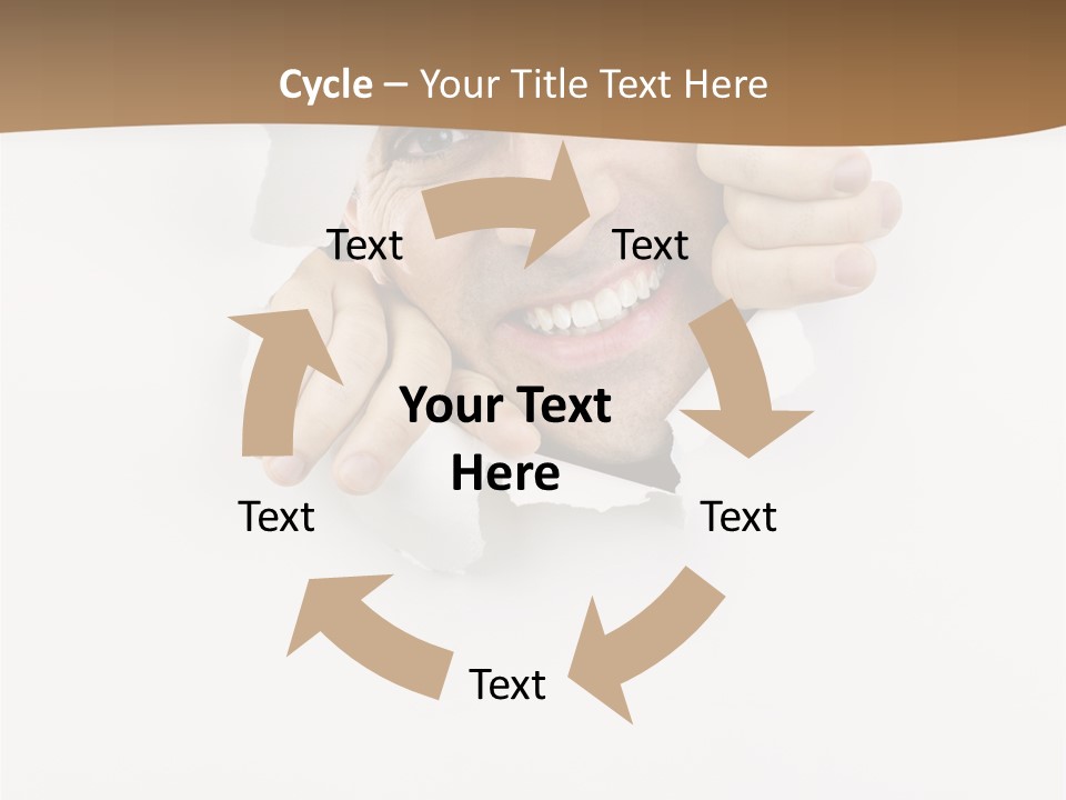Curious Happy Handsome PowerPoint Template