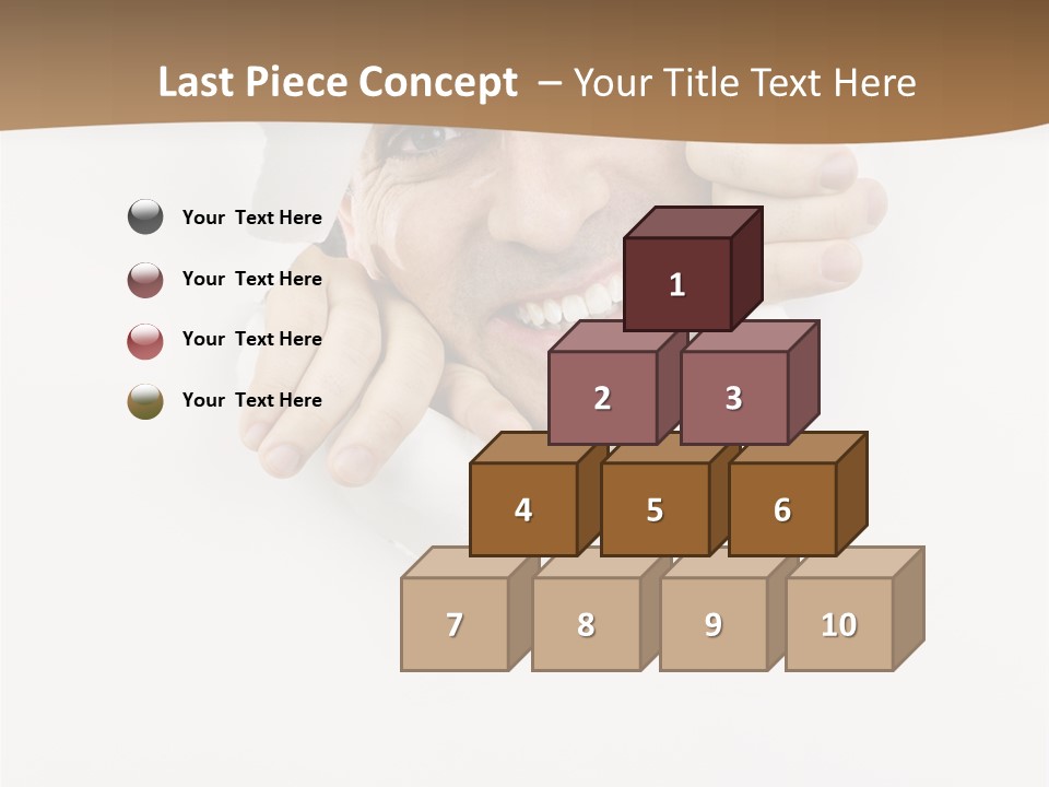 Curious Happy Handsome PowerPoint Template
