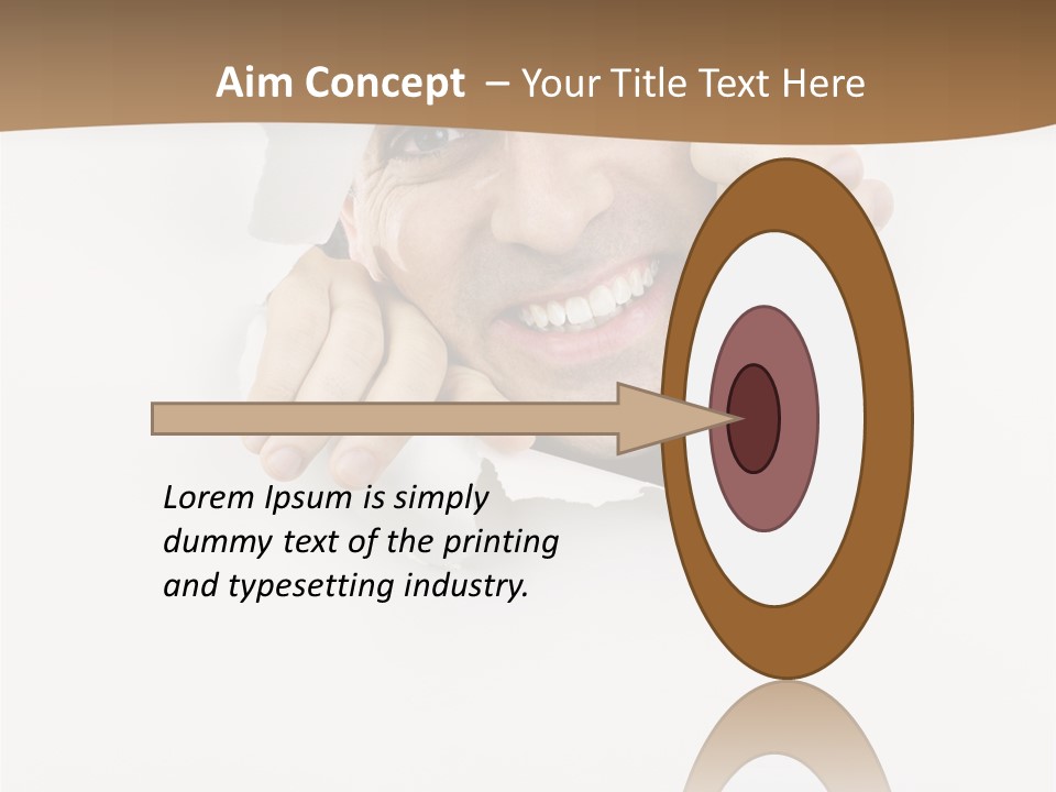 Curious Happy Handsome PowerPoint Template