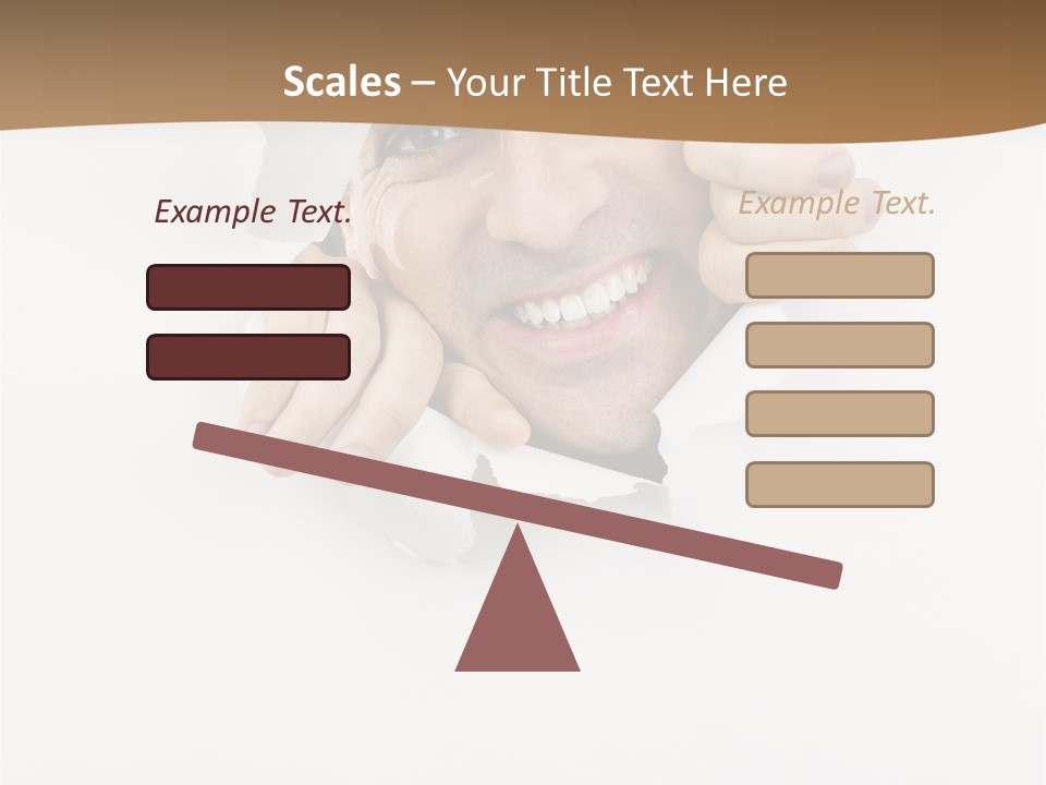 Curious Happy Handsome PowerPoint Template