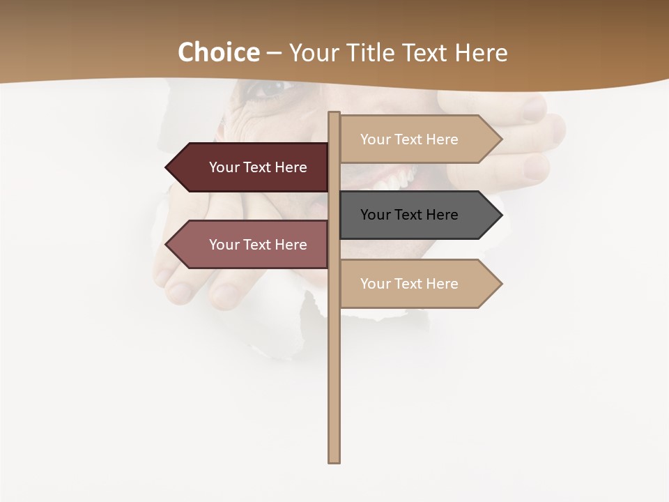 Curious Happy Handsome PowerPoint Template